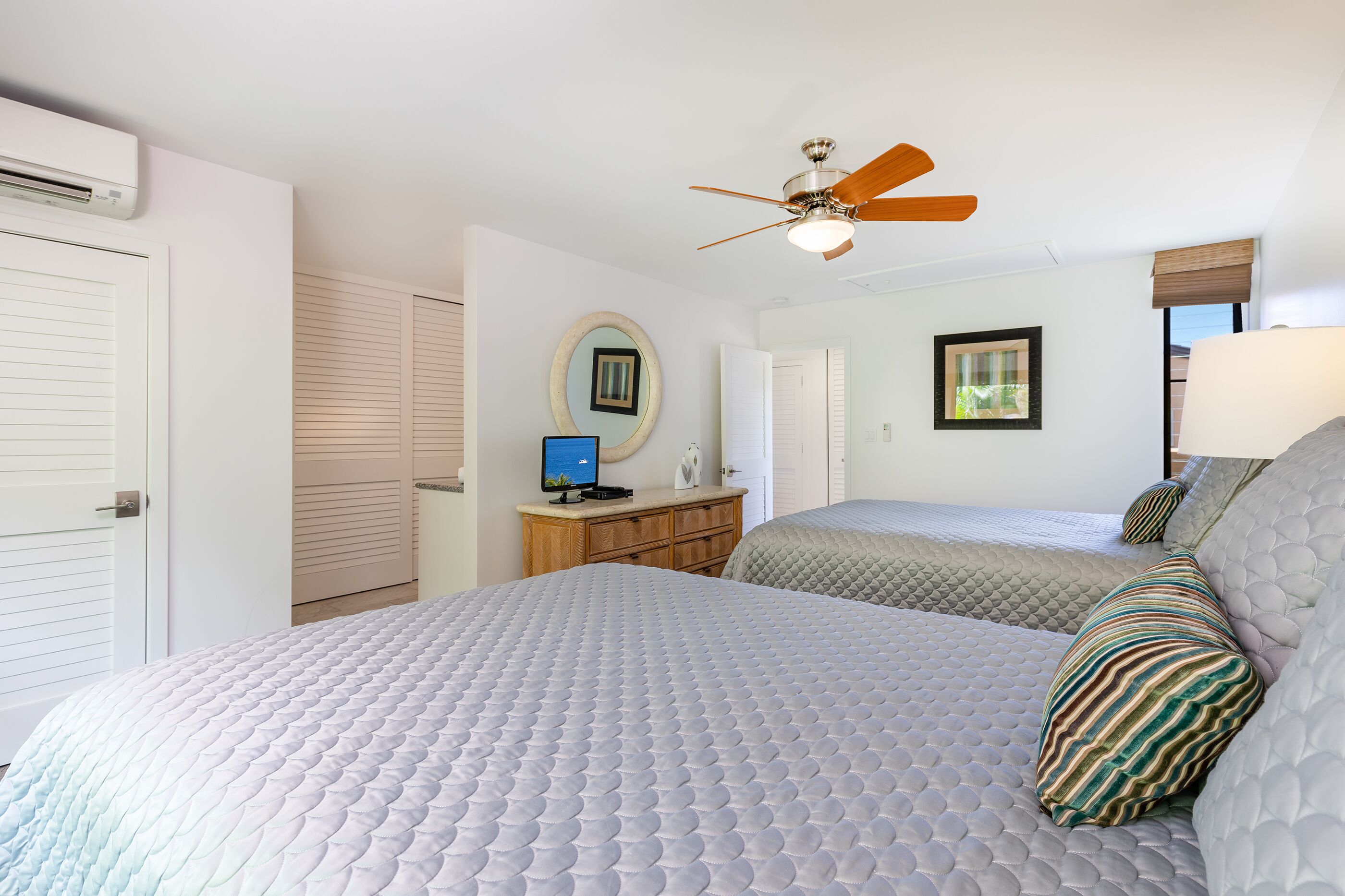 2 bedrooms, iron/ironing board, travel crib, WiFi