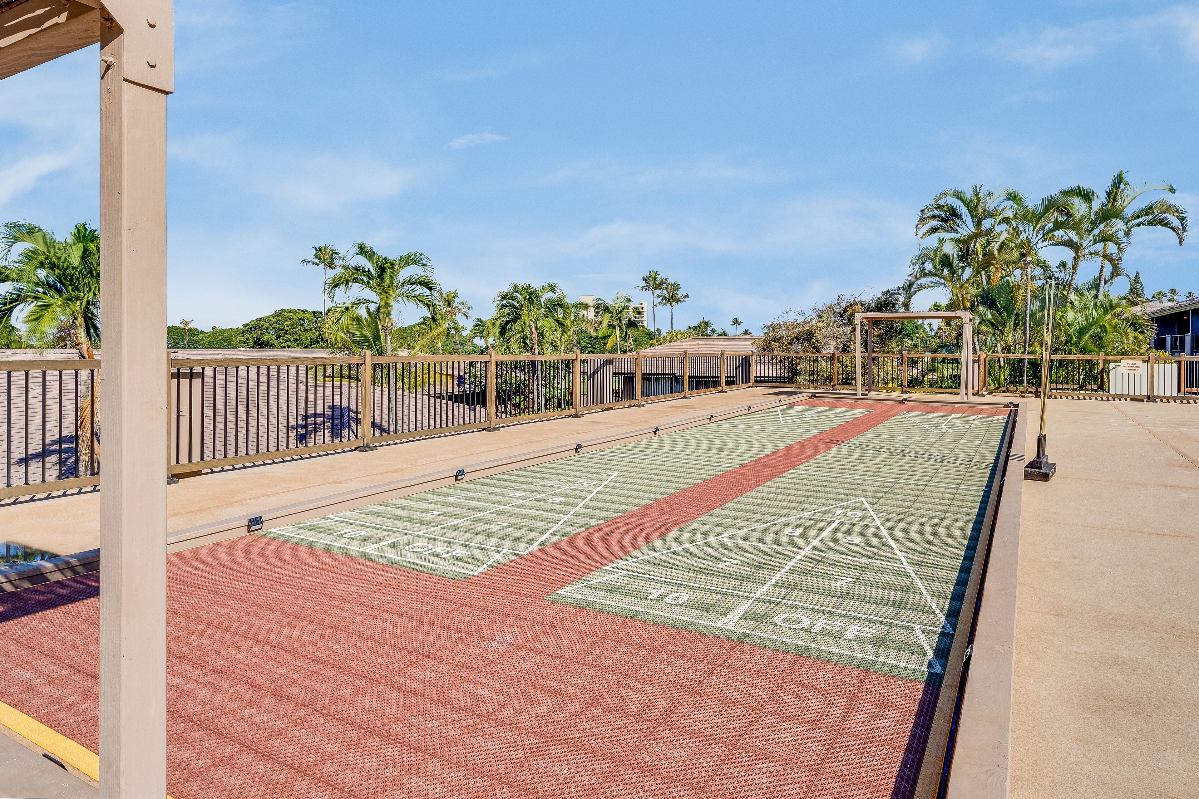 Enjoy the shuffle board game