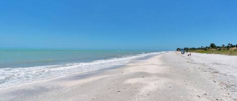 Aan het strand