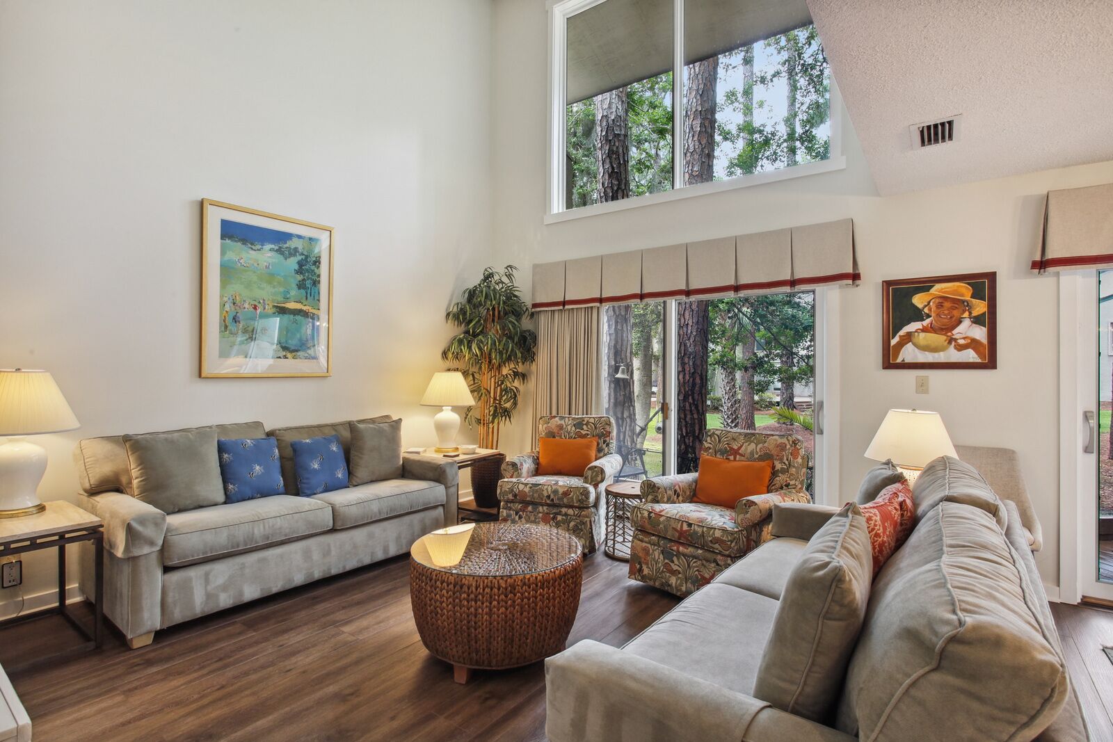 242 Stoney Creek is located in the heart of Harbour Town in Sea Pines.