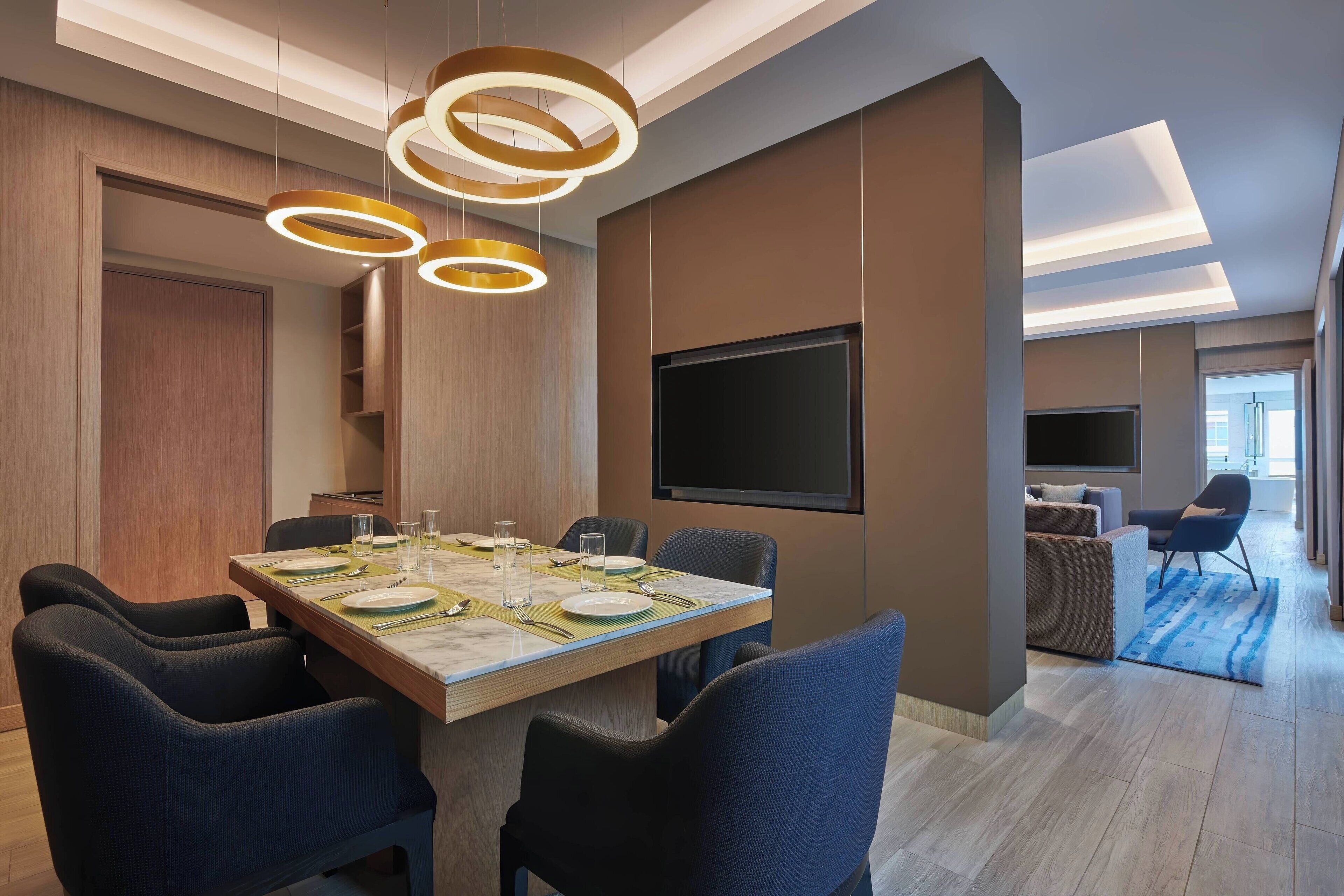 presidential suite, 1 bedroom, river view | minibar, in-room safe, individually decorated, individually furnished