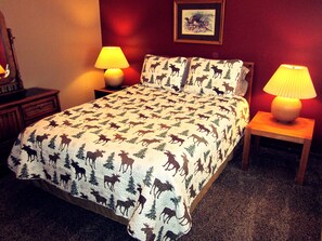 2 bedrooms, iron/ironing board, travel crib, WiFi