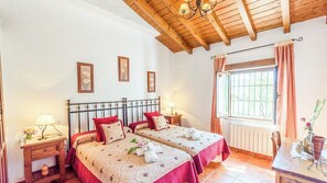 4 bedrooms, iron/ironing board, travel crib, WiFi