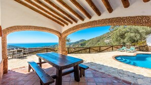 Terrace/patio - Finca Ventorrillo Cómpeta by Ruralidays (Málaga)