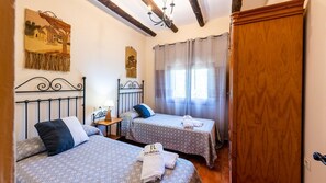 3 bedrooms, iron/ironing board, travel cot, WiFi