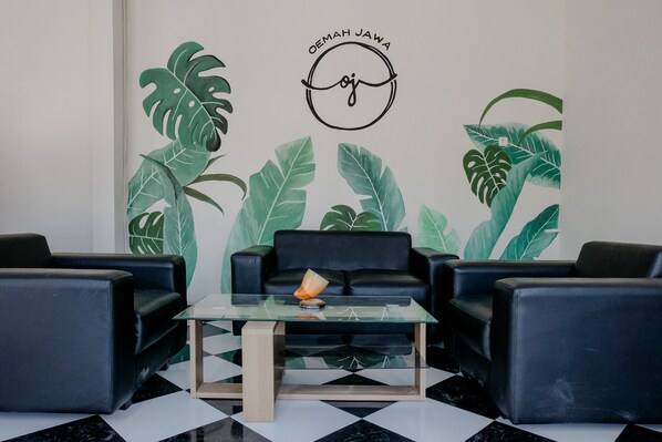 Sala de estar en el lobby