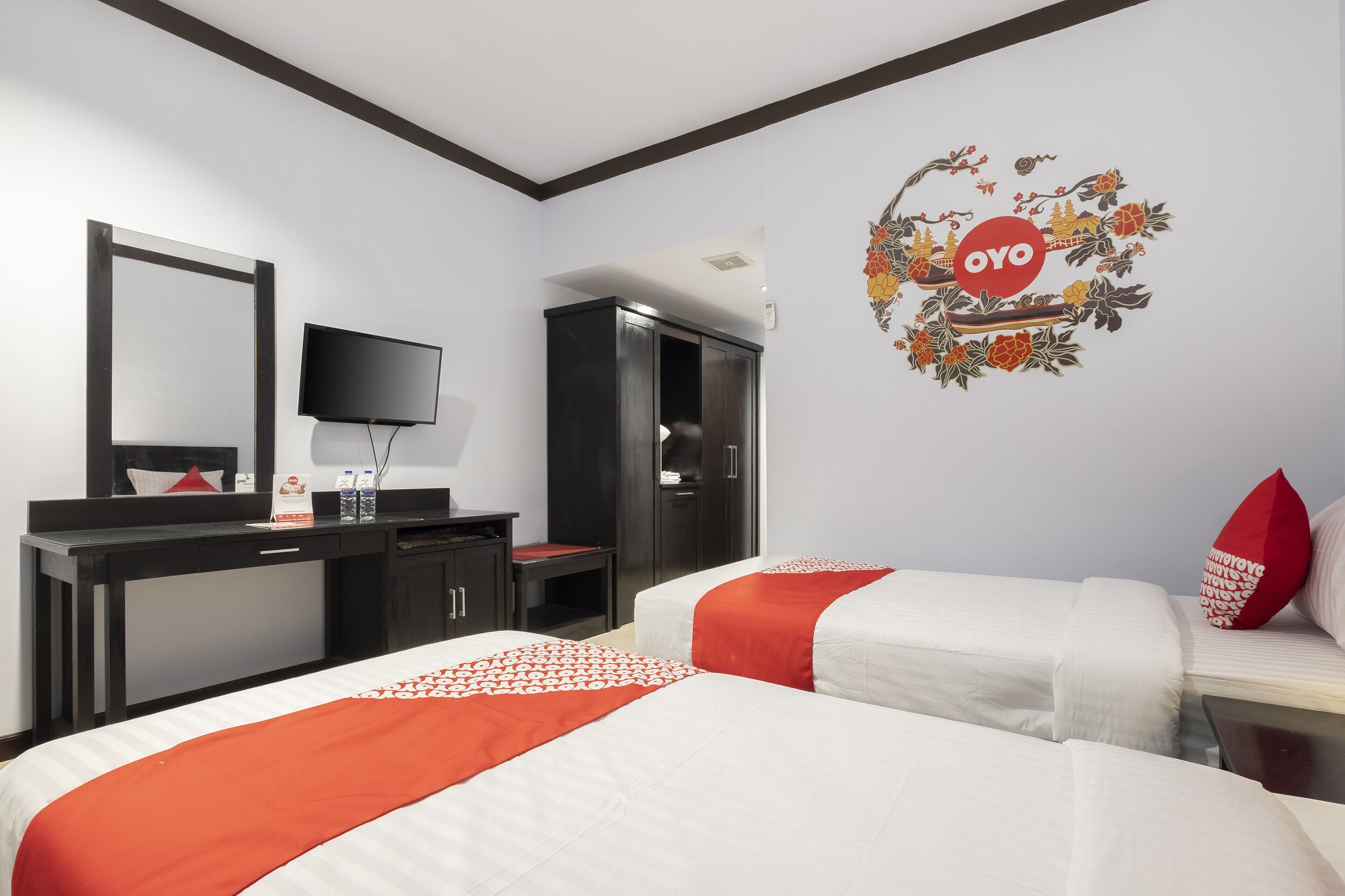 Standard Twin Room | Desk, free WiFi, bed sheets