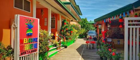 Overnattingsstedets uteområder