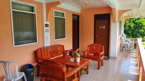 Lobby sitting area - White Beach Guest House (Puerto Galera)