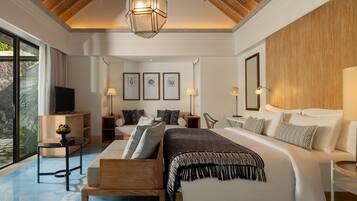 Villa, 1 habitación, alberca privada (Manggarai) | 1 habitación, ropa de cama de alta calidad y minibar