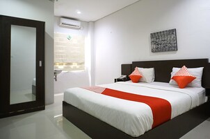 Kamar Double Deluks | Wi-Fi gratis dan seprai linen