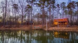 Exterior - Tranquil Shores | Private Dock & Stocked Fishing Pond | Hot Tub | Near Broken Bo (Broken Bow)