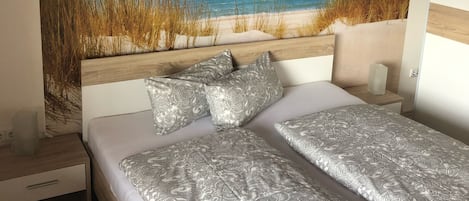 1 bedroom, travel crib, free WiFi, bed sheets