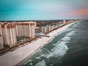 Na praia 