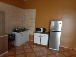 Shared fridge, microwave