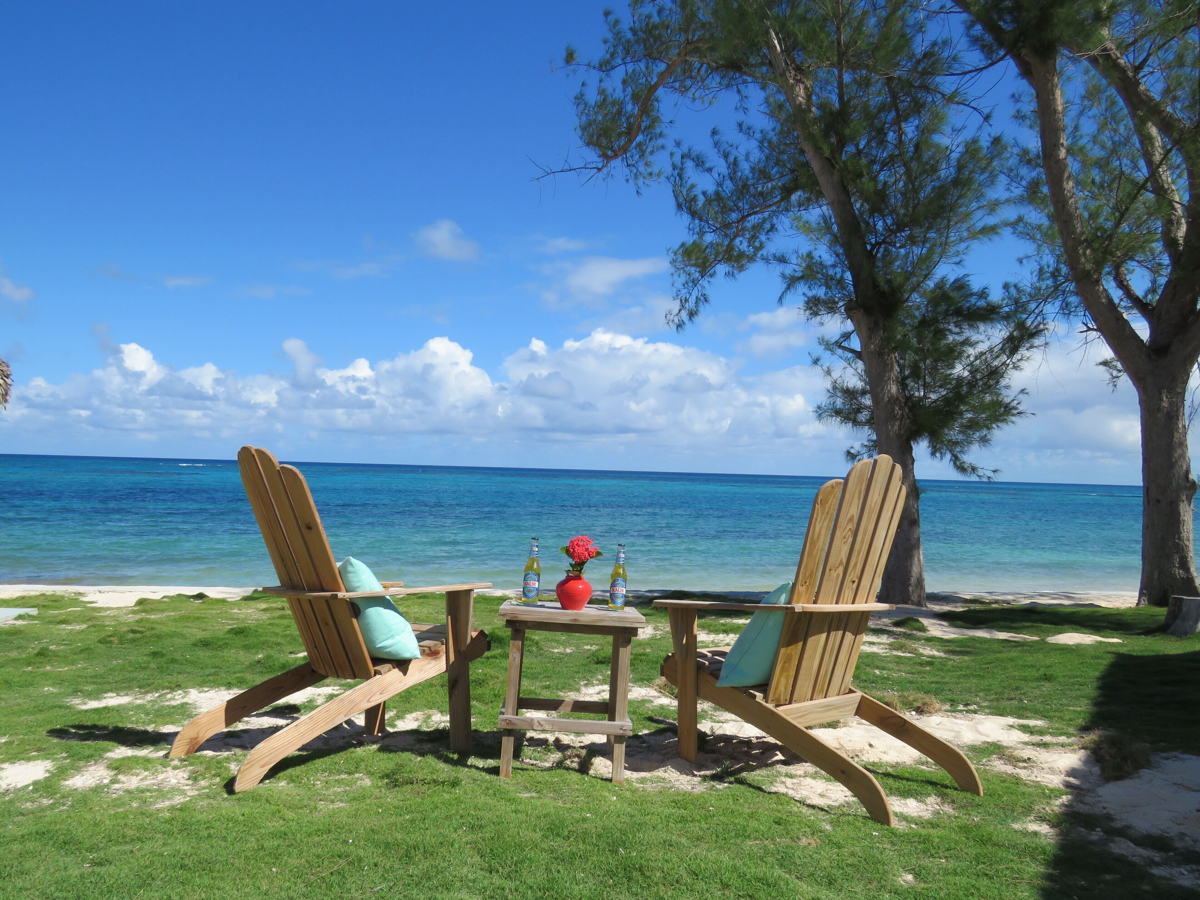私人海灘、躺椅、沙灘巾