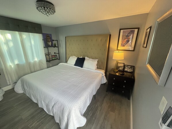 Premium bedding, memory-foam beds, individually decorated