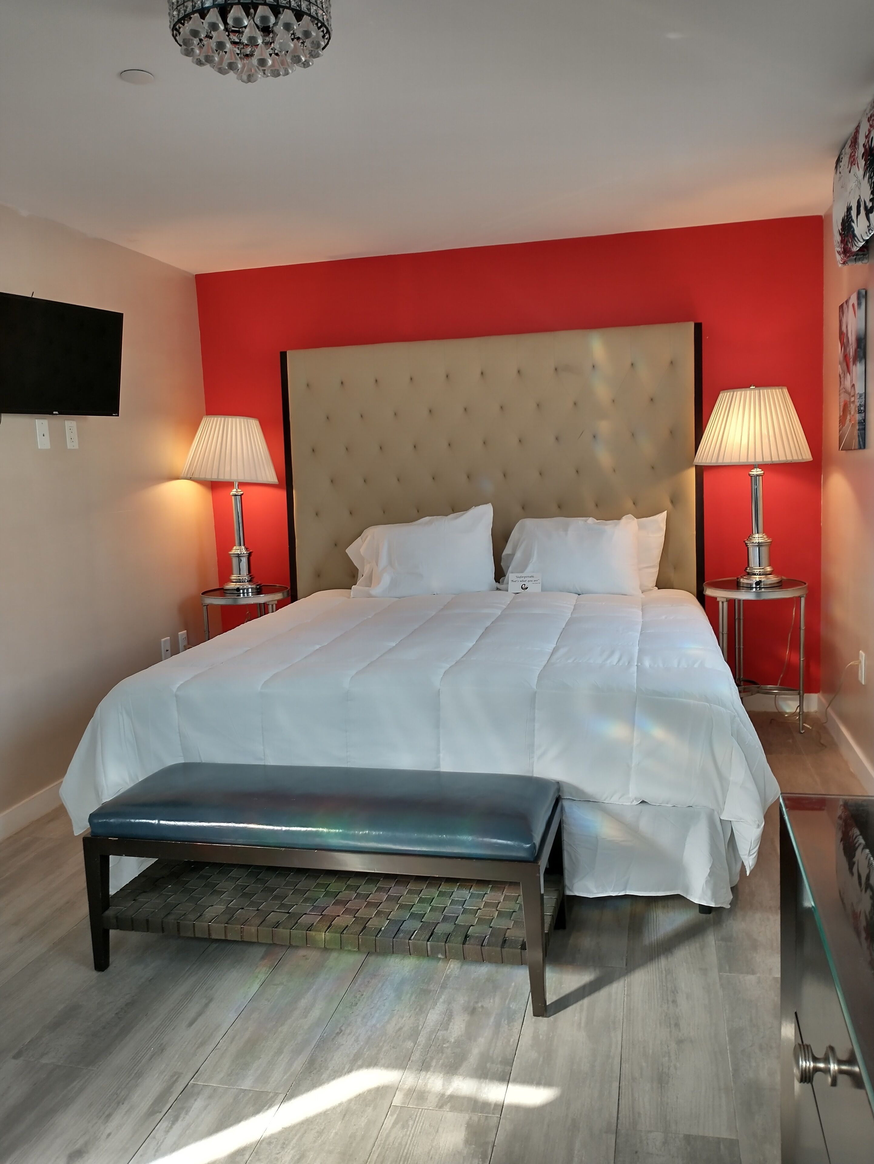 premium bedding, memory-foam beds, individually decorated