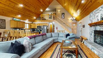 TV, DVD player, table football, books