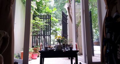 Private room with green view