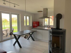 Blick von der Unterkunft