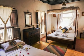 Individually decorated, free WiFi, bed sheets