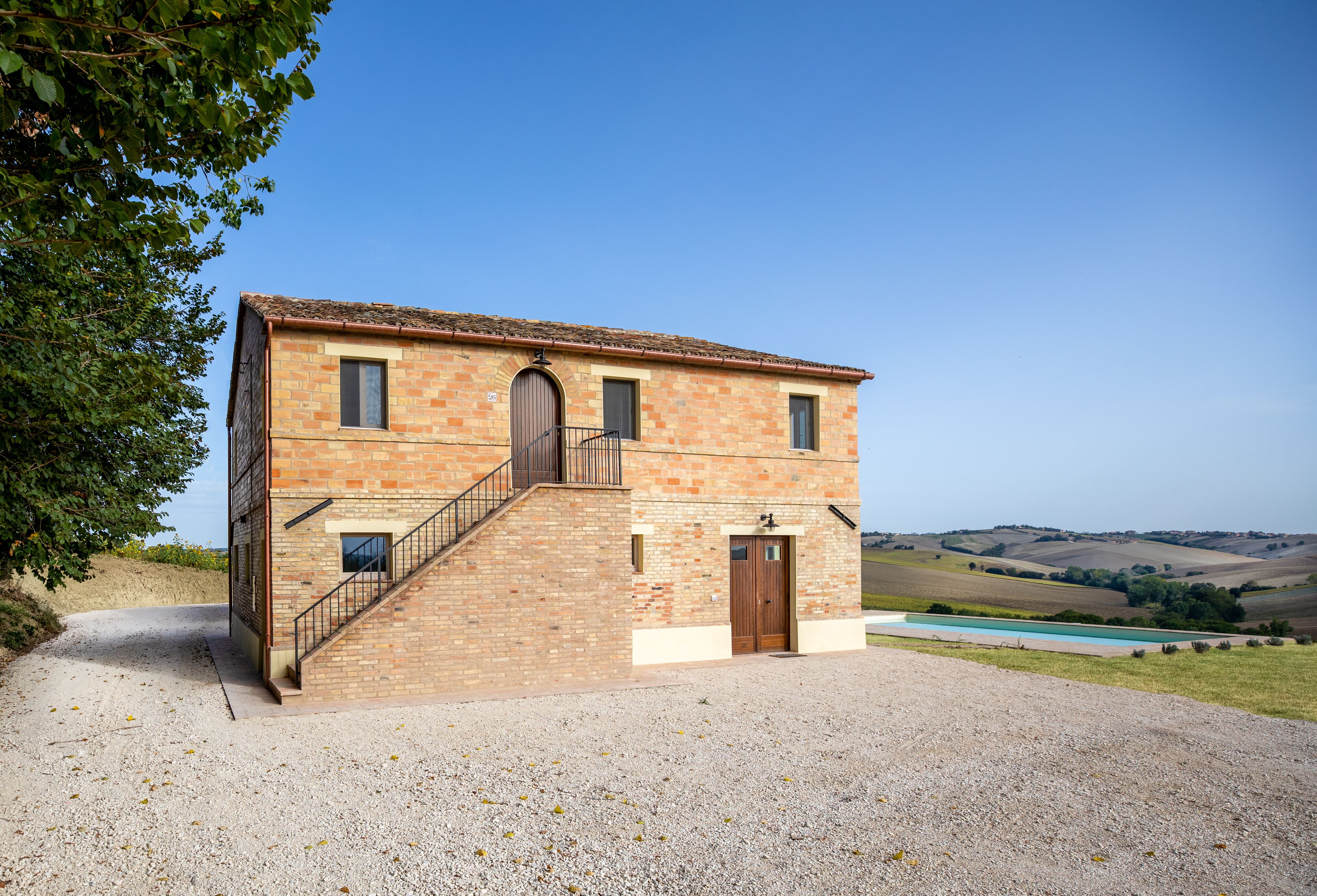 Front of the property and Main house