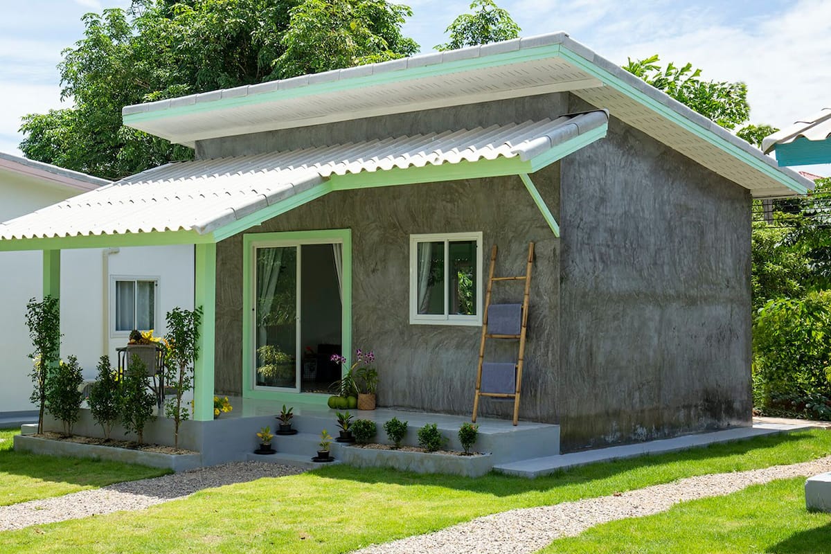 Blick auf den Garten