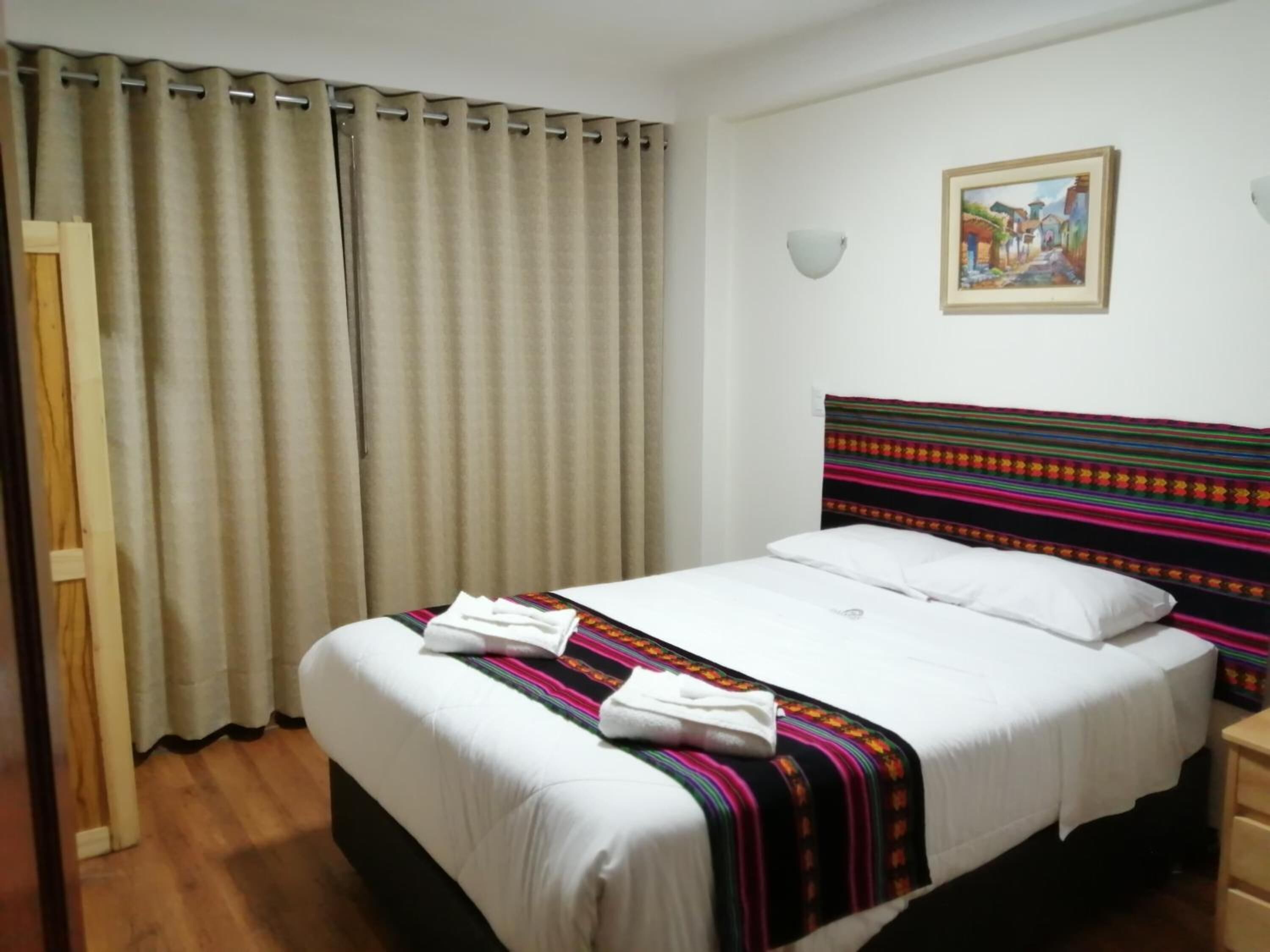 Premium bedding, down duvets, Select Comfort beds, blackout curtains