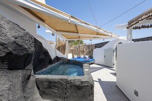 Suíte júnior, banheira de imersão | Terraço/pátio