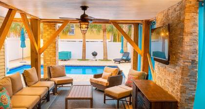 ** NOUVELLE LISTE ** 5 BR / 4BA Ocean View Piscine chauffée et bain à remous, "High Tide" Surfside