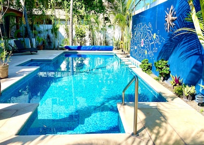 Private home one block to the beach! 2 bedrooms. Premier Zona Dorado location!