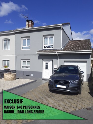 EXCLUSIVE House 100 m2 private parking / garden / 6-8 persons