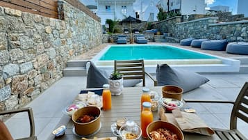 Kontinental frokost hver dag (EUR 25 per person)