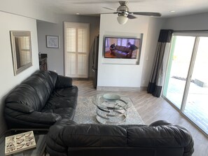 Smart TV, DVD player, ping pong