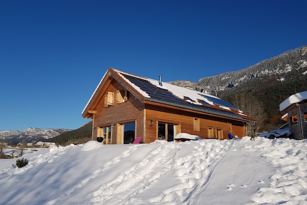 Le chalet depuis le Sud Ouest
