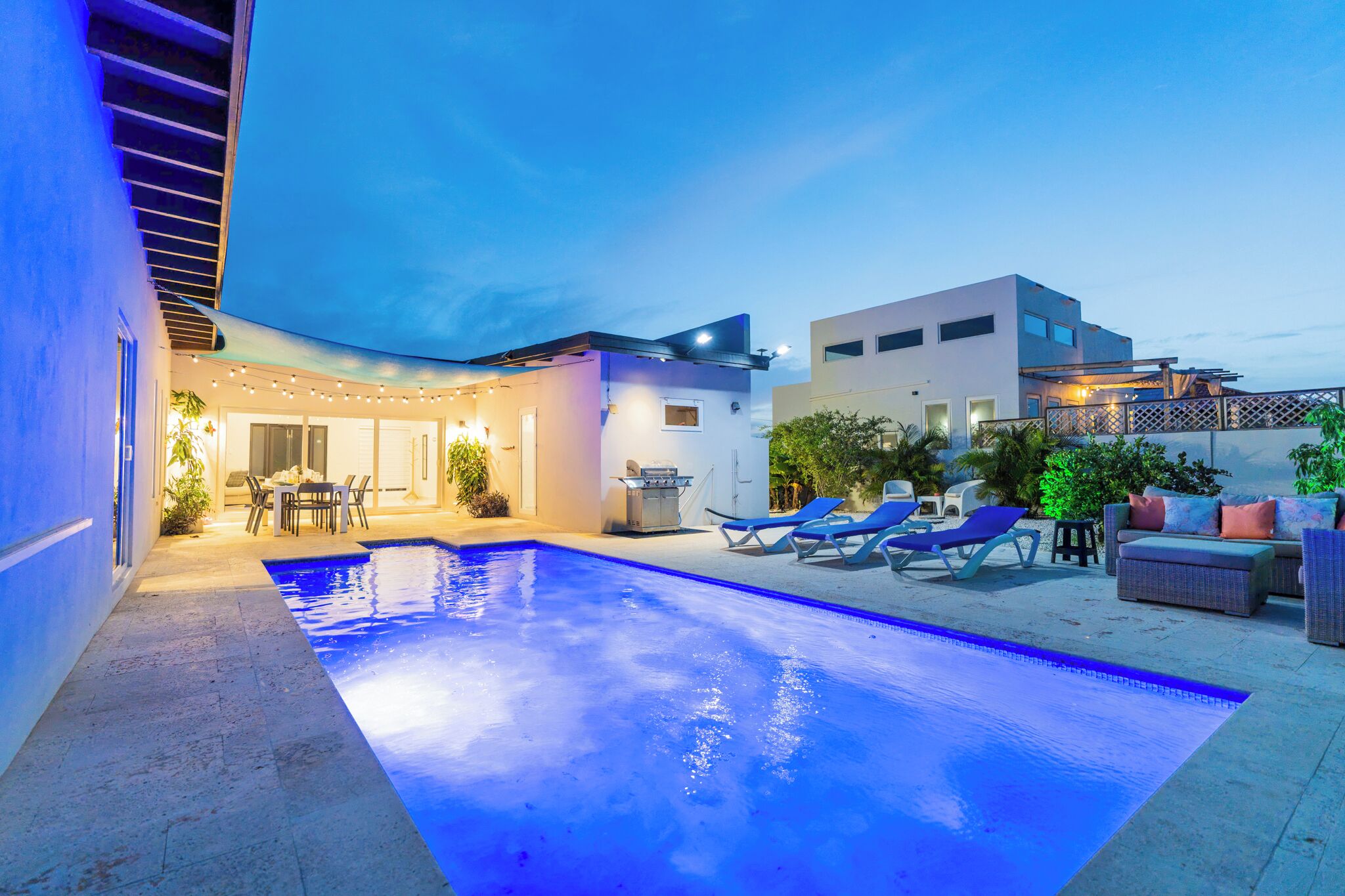 Alberca al aire libre 