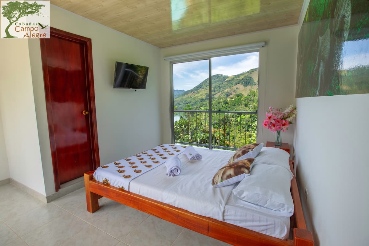 Panoramic Double Room (with TV) | Hypoallergeen beddengoed, gratis wifi, beddengoed