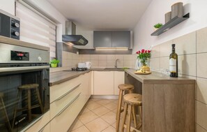 Kühlschrank, Ofen, Herdplatte, Geschirrspüler
