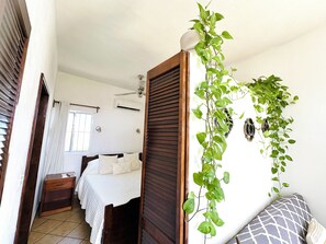 1 habitación y colchones con efecto memoria