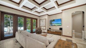 Smart TV, chimenea, consola de videojuegos, reproductor de DVD