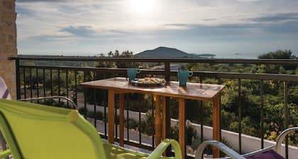Villa Viktoria mit Pool und Meerblick in Primosten
