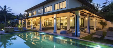 Front of property – evening/night