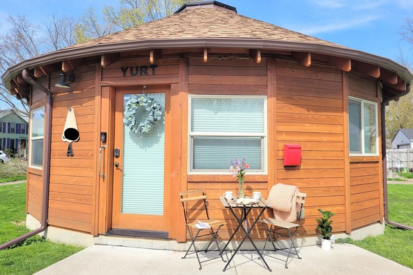 The yurt is a real home with insulation, heating & cooling, running water, etc.