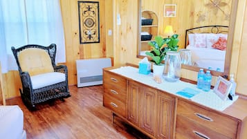 1 bedroom, iron/ironing board, travel crib, WiFi