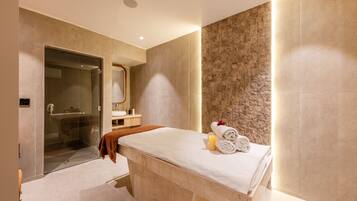 Body treatments, body scrubs, facials, manicures and pedicures