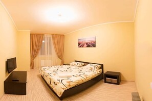 Apartment | 1 Schlafzimmer, Bügeleisen/Bügelbrett, kostenloses WLAN, Bettwäsche