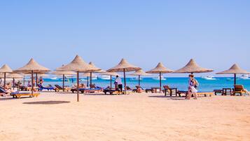 Private beach nearby, free beach shuttle, sun loungers, beach umbrellas
