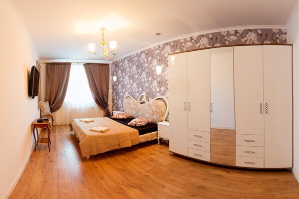 Appartement | 1 slaapkamer, een strijkplank/strijkijzer, gratis wifi, beddengoed