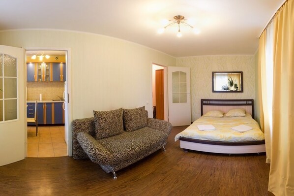 Leilighet | 1 soverom, strykejern/-brett, wi-fi (inkludert) og sengetøy